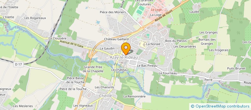 localisation de l'entreprise CENTRALE PHOTOVOLTAIQUE PVEOLE 36  AZAY-LE-RIDEAU