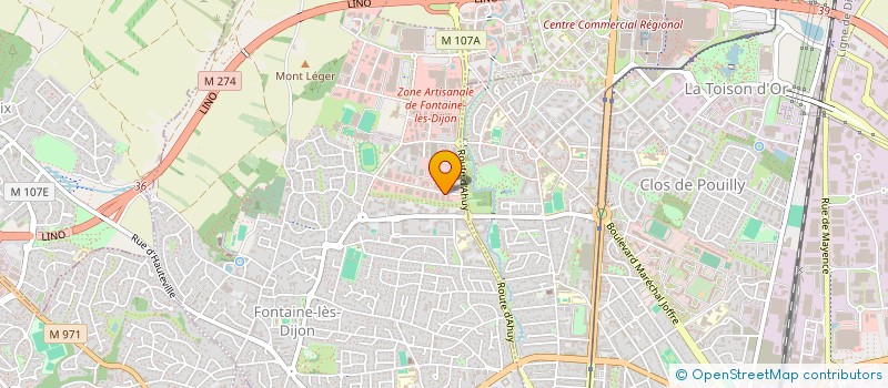 localisation de l'entreprise CENTRALE PIECES 21  LIVRY-GARGAN