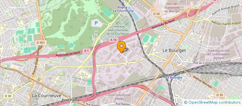 localisation de l'entreprise CENTRALE PRODUITS EQUIPEMENTS ENTRETIEN à LA COURNEUVE