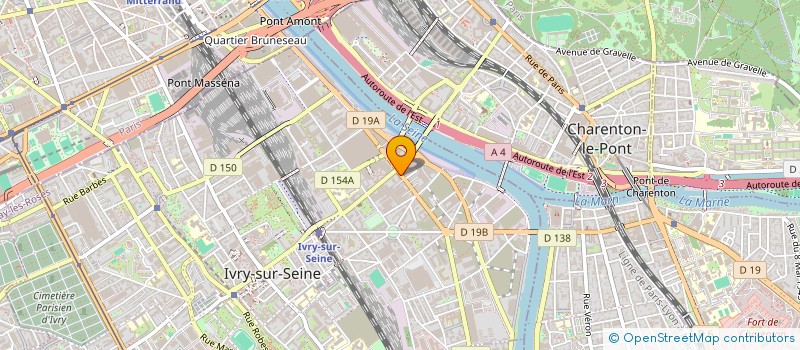 localisation de l'entreprise CENTRALE PROMOTION IMMOBILIERE à IVRY-SUR-SEINE