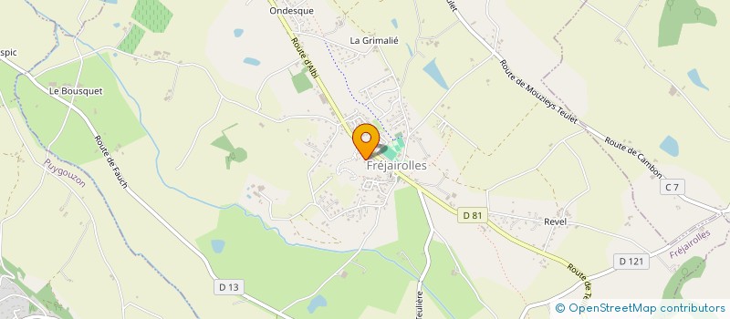 localisation de l'entreprise CENTRALE PV GALONNIER  FREJAIROLLES