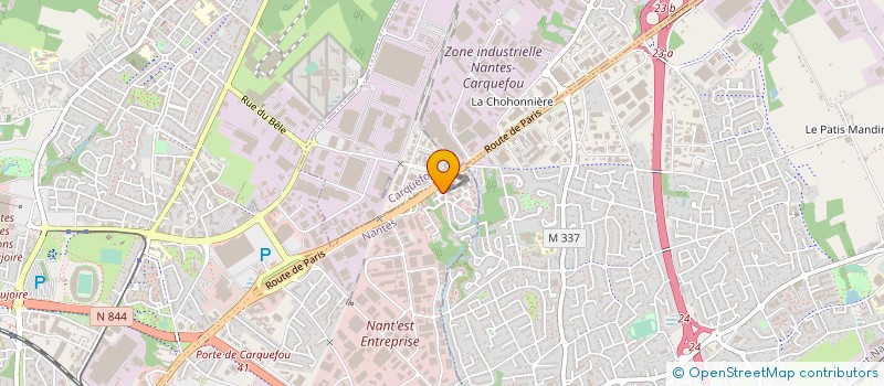 localisation de l'entreprise CENTRALE REFERENCEMENT MAINTENANCE TECHN à NANTES