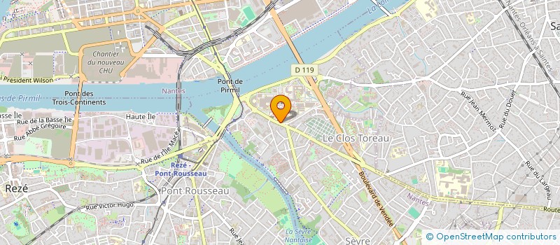 localisation de l'entreprise CENTRALE SECOURS AMBULANCIER à NANTES