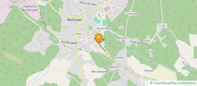 localisation de l'entreprise CENTRALE SERVICES DOMICILE à MIMIZAN