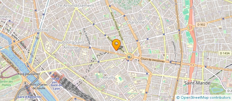 localisation de l'entreprise CENTRALE SERVICES MENAGERS à PARIS