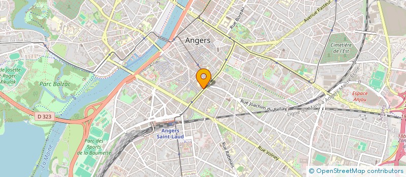 localisation de l'entreprise CENTRALE SOLAIRE CHAMP DE LIVEAU  ANGERS