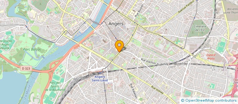 localisation de l'entreprise CENTRALE SOLAIRE DES BUTTES DE LA GASNERAIE  ANGERS