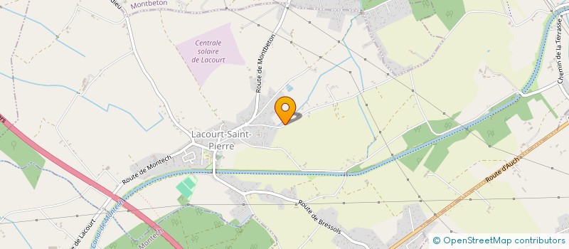 localisation de l'entreprise CENTRALE SOLAIRE GARRABOT  LACOURT-SAINT-PIERRE