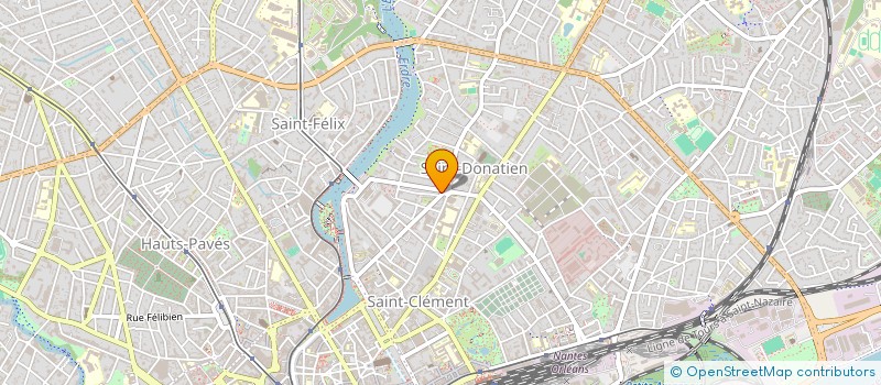 localisation de l'entreprise CENTRALE STS à NANTES