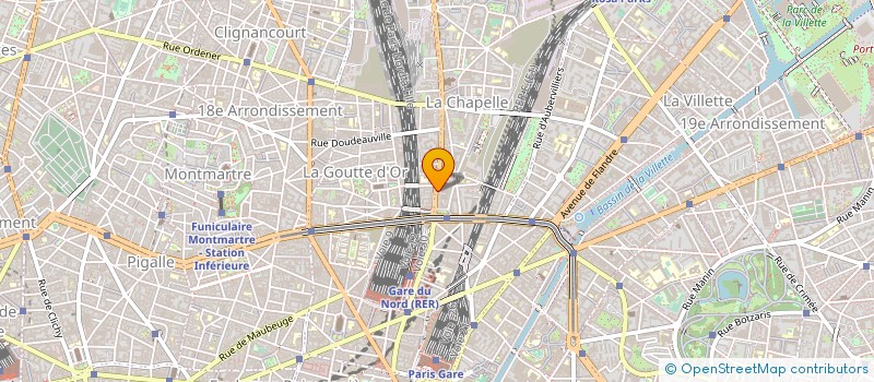 localisation de l'entreprise CENTRALE TELE  PARIS