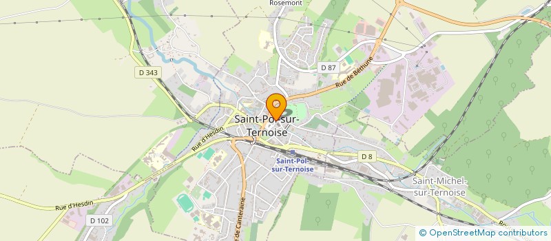 localisation de l'entreprise CENTRALE VIANDES POUR CONSOMMATEURS à SAINT-POL-SUR-TERNOISE