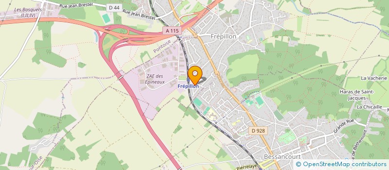 localisation de l'entreprise CENTRALE VINIPHILIA  FREPILLON