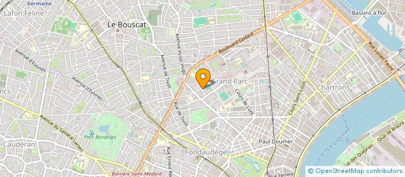 localisation de l'entreprise CENTRALE VTC BORDEAUX  BORDEAUX