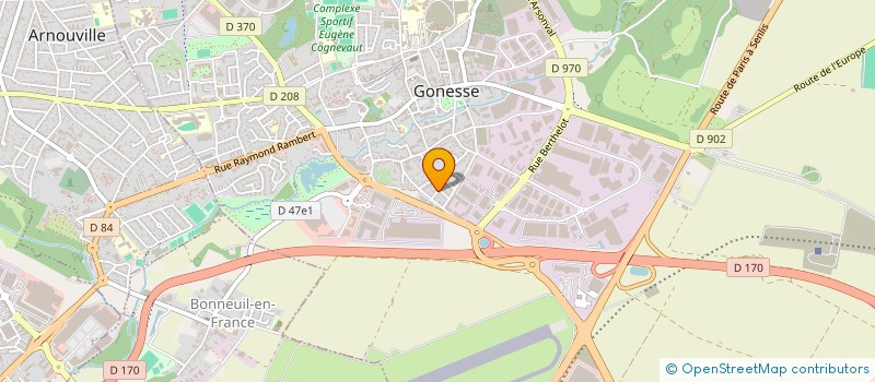 localisation de l'entreprise CENTRALE WIC à GONESSE