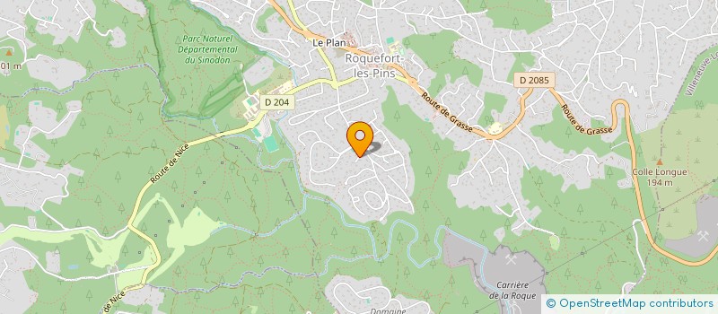 localisation de l'entreprise CENTRALES PV DU LAURAGAIS  ROQUEFORT-LES-PINS