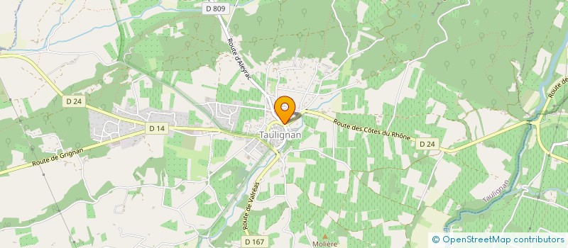 localisation de l'entreprise CENTRALES VILLAGEOISES 2684WATTS  TAULIGNAN