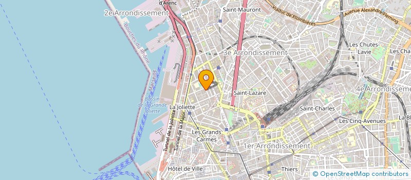 localisation de l'entreprise CENTRALEX à MARSEILLE