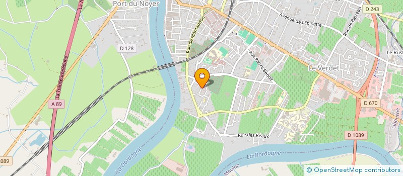 localisation de l'entreprise CENTRALIS  LIBOURNE