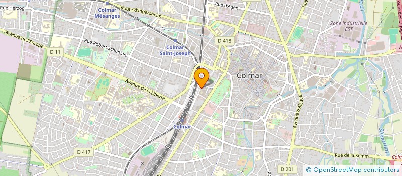 localisation de l'entreprise CENTRALIS  COLMAR