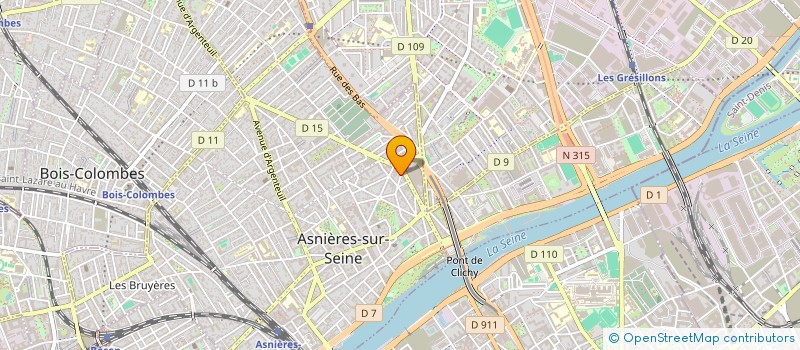 localisation de l'entreprise CENTRALISE GROUP à ASNIERES-SUR-SEINE