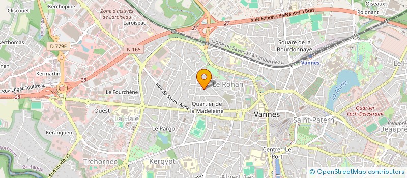 localisation de l'entreprise CENTRALYS EXPORT à VANNES