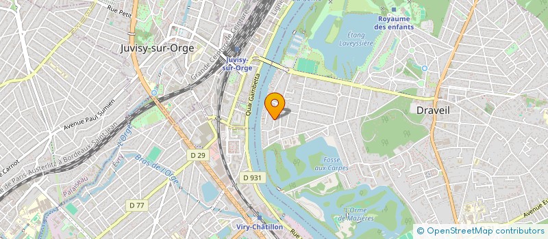 localisation de l'entreprise CENTRANTHE à DRAVEIL