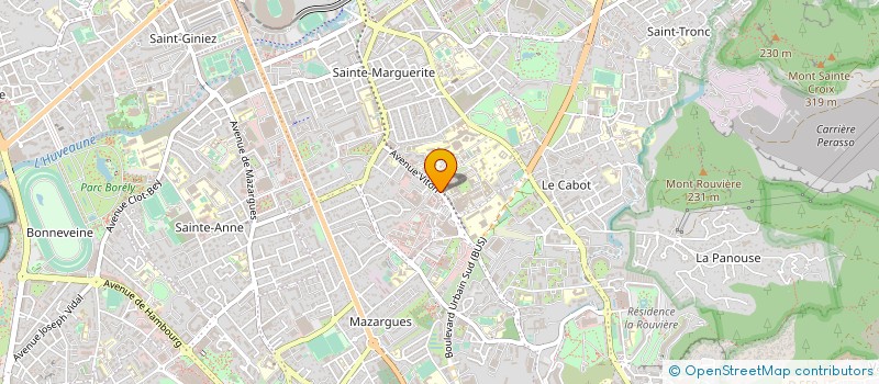 localisation de l'entreprise CENTRAZUR FORMATION CONSEIL à MARSEILLE