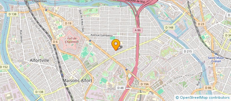 localisation de l'entreprise CENTRE 16 à MAISONS-ALFORT