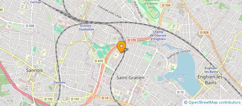 localisation de l'entreprise CENTRE  SAINT-GRATIEN