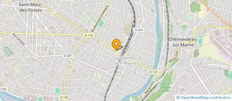 localisation de l'entreprise CENTRE ACCES VISION LA VARENNE ST HILAIRE à SAINT-MAUR-DES-FOSSES