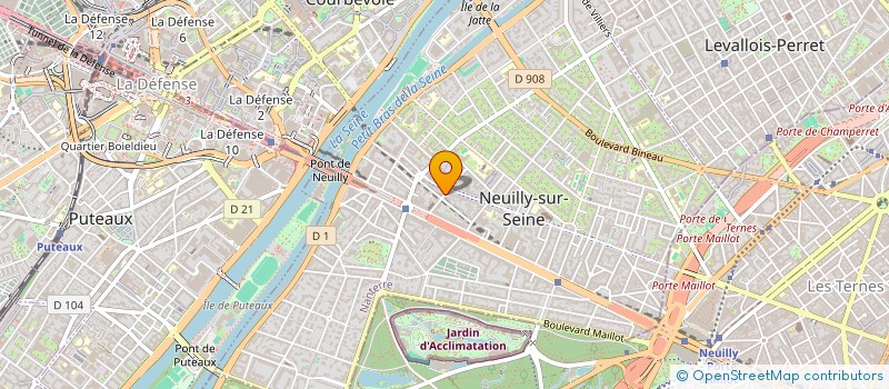 localisation de l'entreprise CENTRE ACCES VISION NEUILLY à NEUILLY-SUR-SEINE