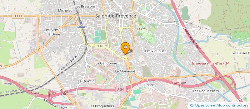 localisation de l'entreprise CENTRE ACCES VISION SALON  SALON-DE-PROVENCE