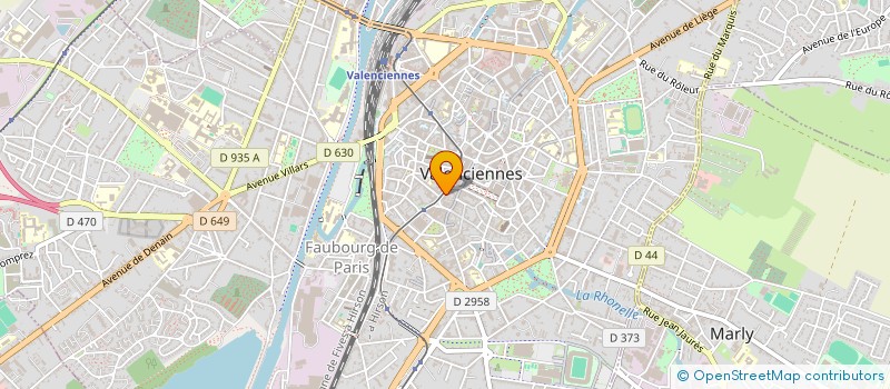 localisation de l'entreprise CENTRE ACCES VISION VALENCIENNES à VALENCIENNES