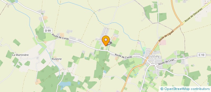 localisation de l'entreprise CENTRE ACCORDANCE  CUSSAY