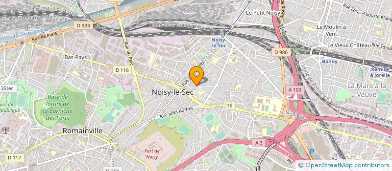 localisation de l'entreprise CENTRE ACHAT INFORMATIQUE à NOISY-LE-SEC