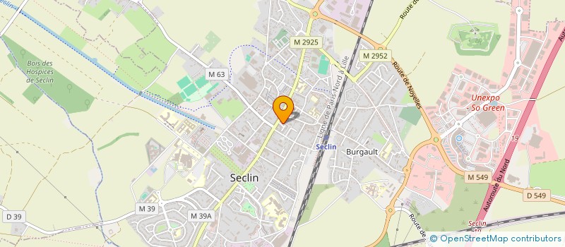 localisation de l'entreprise CENTRE ACOUSTIQUE SECLIN à SECLIN