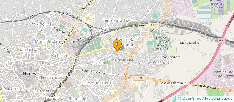 localisation de l'entreprise CENTRE ACTIF VIRABEL à NIMES