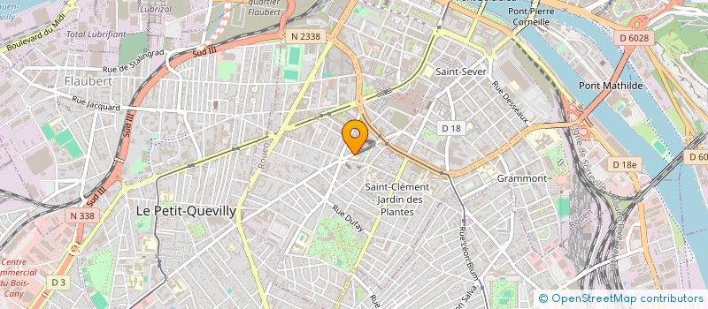 localisation de l'entreprise CENTRE ACTION CATHOLIQUE  ROUEN