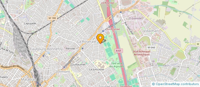 localisation de l'entreprise CENTRE ACTIONS ET PREVENTION  TOULOUSE
