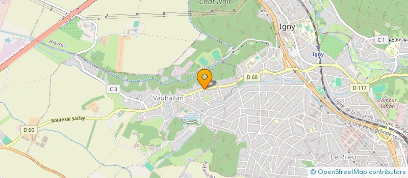 localisation de l'entreprise CENTRE ACTIVITES DE LOISIRS POUR ENFANTS à VAUHALLAN