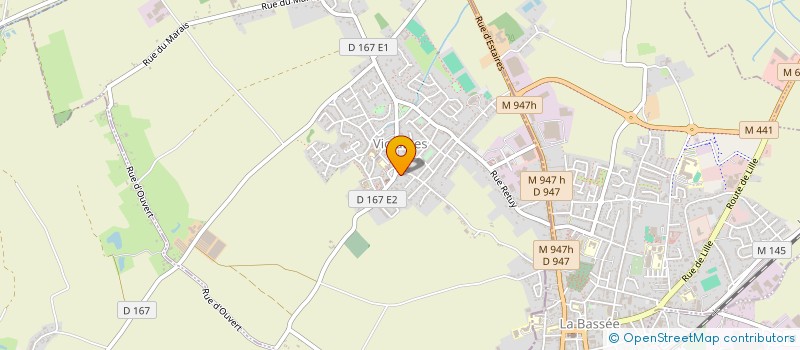 localisation de l'entreprise CENTRE ACTIVITES SOCIALES POUR JEUNES  VIOLAINES