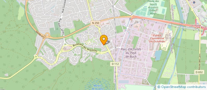 localisation de l'entreprise CENTRE ACTIVITES SUBAQUATIQUES ARCACHON à LA TESTE-DE-BUCH