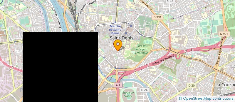 localisation de l'entreprise CENTRE ADAM SHELTON à SAINT-DENIS