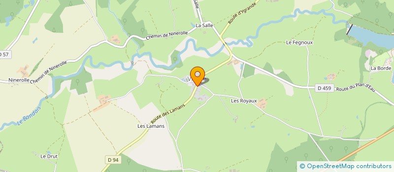 localisation de l'entreprise CENTRE AERE  COSNE D'ALLIER