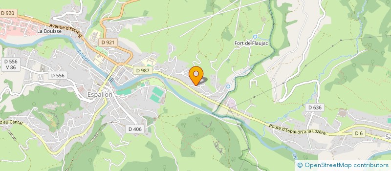 localisation de l'entreprise CENTRE AERE DE SAINT PIERRE à ESPALION