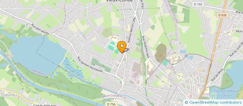 localisation de l'entreprise CENTRE AERE DE VIEUX CONDE  VIEUX-CONDE