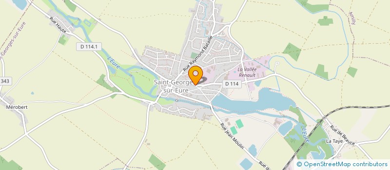 localisation de l'entreprise CENTRE AERE DU VAL DE L'EURE à SAINT-GEORGES-SUR-EURE