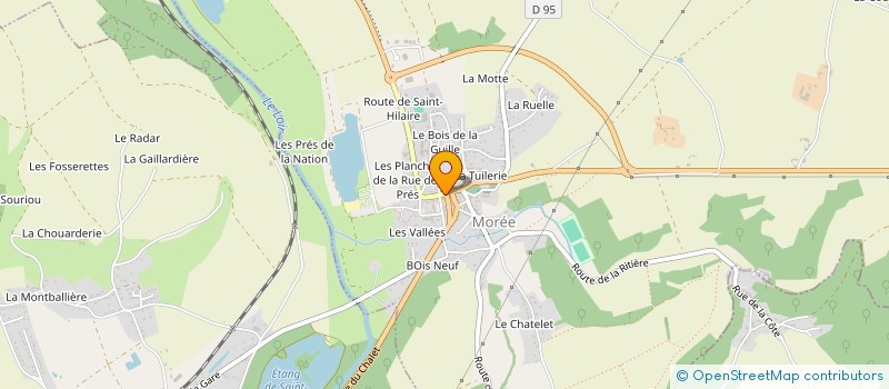 localisation de l'entreprise CENTRE AERE ECOLES PUBLIQUES  MOREE