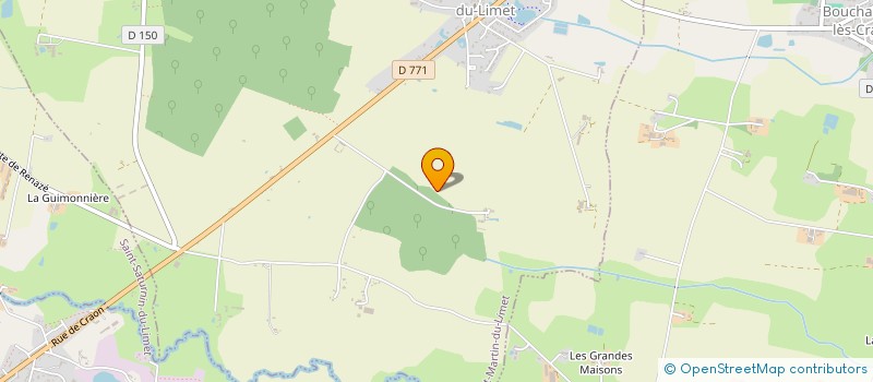 localisation de l'entreprise CENTRE AERE LES BERETS ROUGES  SAINT-MARTIN-DU-LIMET