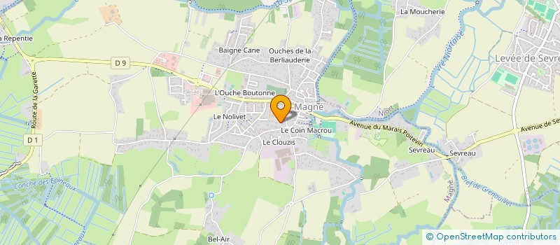 localisation de l'entreprise CENTRE AERE MAGNE APE  MAGNE